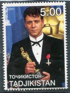 Tajikistan 2001 RUSSELL CROWE Australian Actor 1 Stamp Perforated Mint (NH)