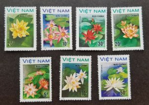 *FREE SHIP Vietnam Water Flowers 1987 1988 Lotus Flora Plant (stamp) MNH