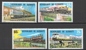 B1107 1979 Djibouti Transport Trains Around The World Locomotives 1Set Mnh