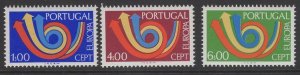 PORTUGAL SG1499/501 1973 EUROPA MNH