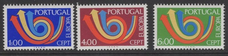 PORTUGAL SG1499/501 1973 EUROPA MNH 