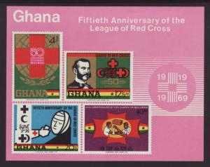 Ghana 361 Red Cross Souvenir Sheet MNH VF