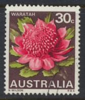 SG 425b Fine Used Type II  Waratah State Flowers 