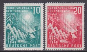 Germany #665-6 MNH VF CV $90.00 (A8001)