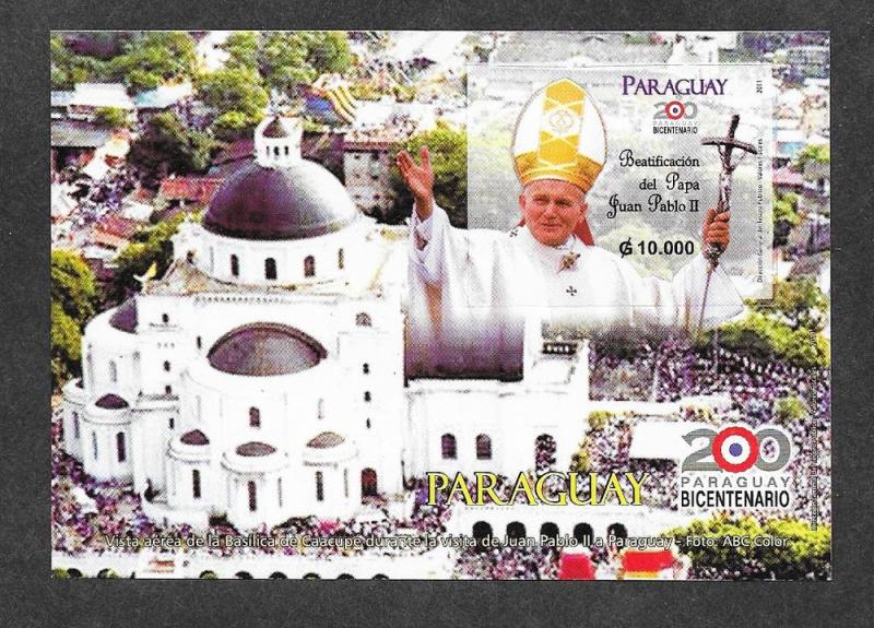 Paraguay 2914 Mint NH MNH Souvenir Sheet Beatification!