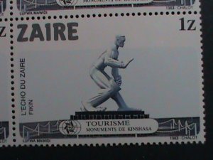 ​ZAIRE-1983 SC# 1115-20-WORLD FAMOUS  KINSHASA MONUMENTS -MNH BLOCK VERY FINE