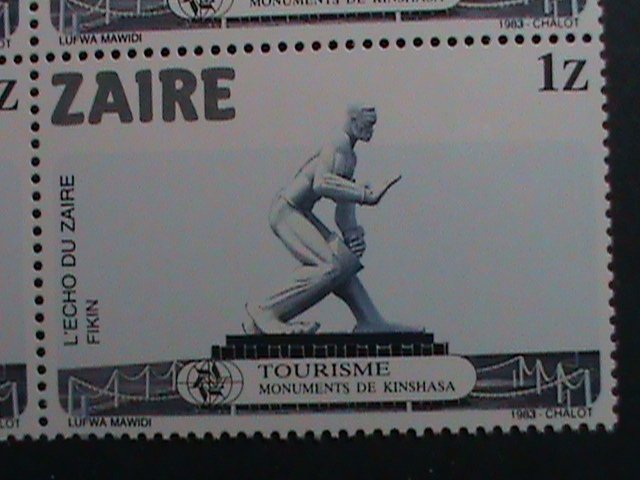 ​ZAIRE-1983 SC# 1115-20-WORLD FAMOUS  KINSHASA MONUMENTS -MNH BLOCK VERY FINE