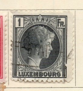 Luxemburg 1926-27 Early Issue Fine Used 1F. NW-191816