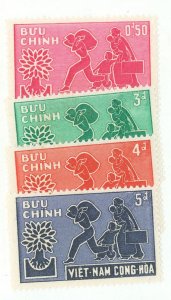 Vietnam/South (Empire/Republic) #132-135 Mint (NH) Single (Complete Set)