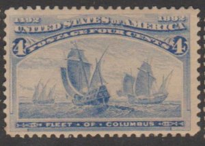U.S. Scott #233 Columbian Stamp - Mint Single - IND