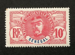 Senegal, Scott #61, Unused, Hinged,  UL perf tip