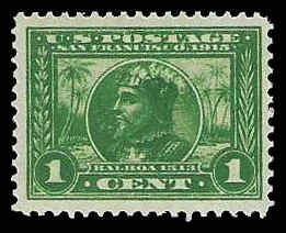 PCBstamps  US # 401 1c Panama-Pacific, MNH, (3)