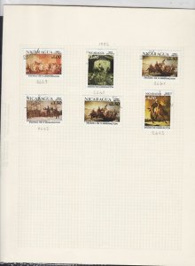 nicaragua 1982 stamps page ref 18095