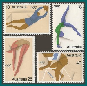 Australia 1976 Olympic Games, MNH  #637-640,SG623-SG626