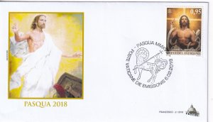 2018 - VATICAN - Easter  - FDC