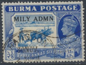 Burma   SC# 44    Used    Mily Admin  see details & scans