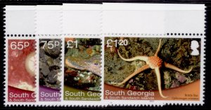 FALKLAND ISLANDS - South Georgia QEII SG594-597, 2013 complete set, NH MINT.