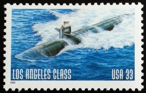 2000 33c U.S. Navy Submarines Los Angeles Class Scott 3372 Mint F/VF NH