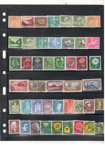 SWITZERLAND COLLECTION ON STOCK SHEET MINT/USED