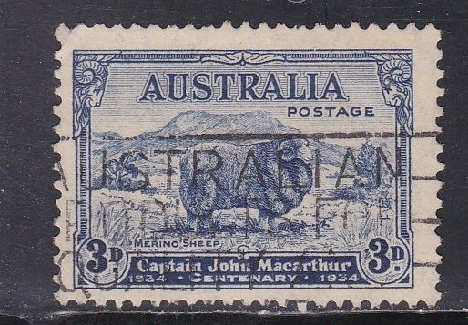 Australia # 148, Merino Sheep, Used, 1/3 Cat.