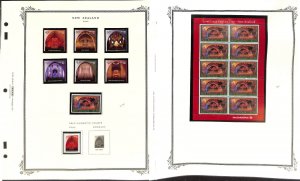 New Zealand Stamp Collection on 14 Scott Specialty Pages, 2002-2003 Mint NH (CB)