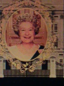 ​UNITED KINDOM-QUEEN ELIZABTH II 24 KARAT GOLD REPLICA $100 -VF WITH CERTIFICATE