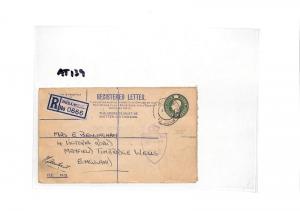 GB Registered Letter Field Post Office Tunbridge Wells Cover PTS c1945 AT139