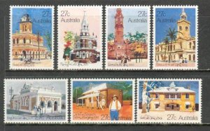 AUSTRALIA Sc# 832 - 838 MNH FVF Set of 7 Post Office