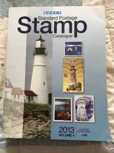 Scott 2013 Standard Postage Stamp Catalogue Vol 4 J - M Countries