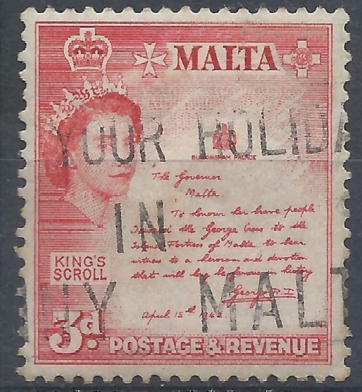 Malta 1956 - 3d - SG272 used