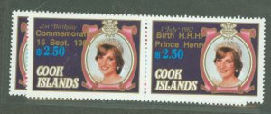 Cook Islands #677-8  Single (Complete Set)