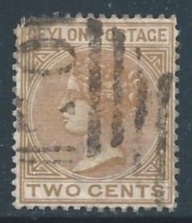 Ceylon #63 Used 2c Queen Victoria