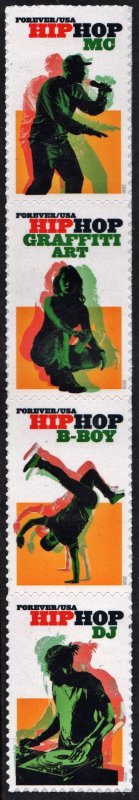 SC#5480-83 (55¢) Hip Hop Strip of Four (2020) SA