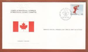 1980 Olympics, Canada, FDC