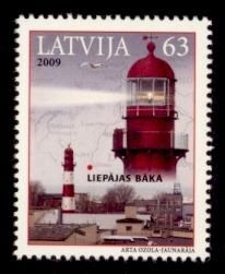 Latvia Sc# 746 MNH Liepaja Lighthouse 2009