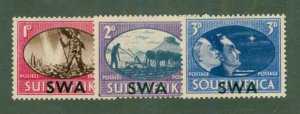 SOUTH WEST AFRICA 153-55 MH BIN $1.85