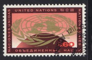 United Nations Geneva #6  1969 cancelled  60c.