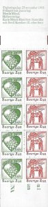 Sweden Scott #'s 2093b MNH Booklet