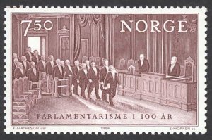 Norway Sc# 854 MNH 1984 7.50k Parliament 100th