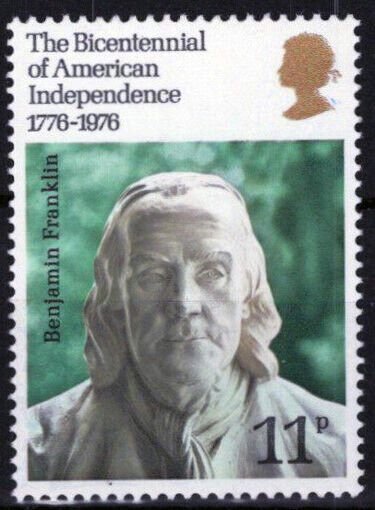 ZAYIX Great Britain 785 MNH Benjamin Franklin Historical Figure 021023S110