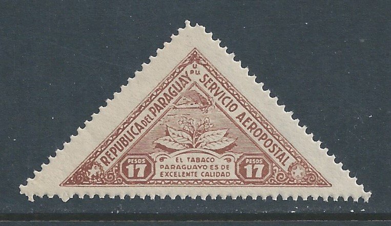 Paraguay #C98 NH 17p Tobacco Plant-Brown