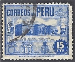 PERU #378, USED , 1938 - PERU109
