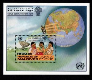 Maldives 1001 Mint NH S/S World Communications Year!