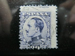 Spain Spain España Spain 1930 20c Perf error fine used stamp A4P13F349-