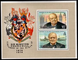 Falkland Islands - Mint Souvenir Sheet Scott #236a (Winston Churchill)