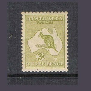 Australia 1913 Kangaroos Sc 5 MH