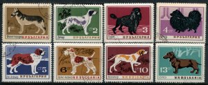 Bulgaria #1348-55  CV $5.10  Dogs