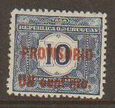 Uruguay #J6 Mint - Penny Auction