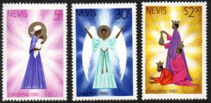 Nevis Sc #118-120 MNH