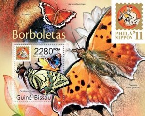 [850 33]- YEAR 2011 - GUINEA BISSAU - BUTTERFLIES    1V   complet set  MNH/**